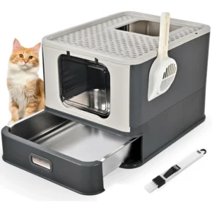 Stainless Steel Cat Litter Box