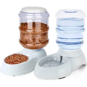 Automatic Dog Feeder & Water Dispenser Set