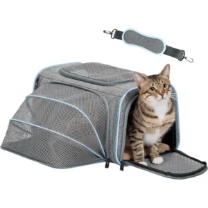 Soft Airline Approved Expandable Travel Bag for Kitten