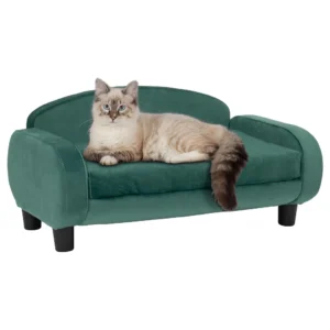 Low Back Lounging Bed with Removable Mattress Cover